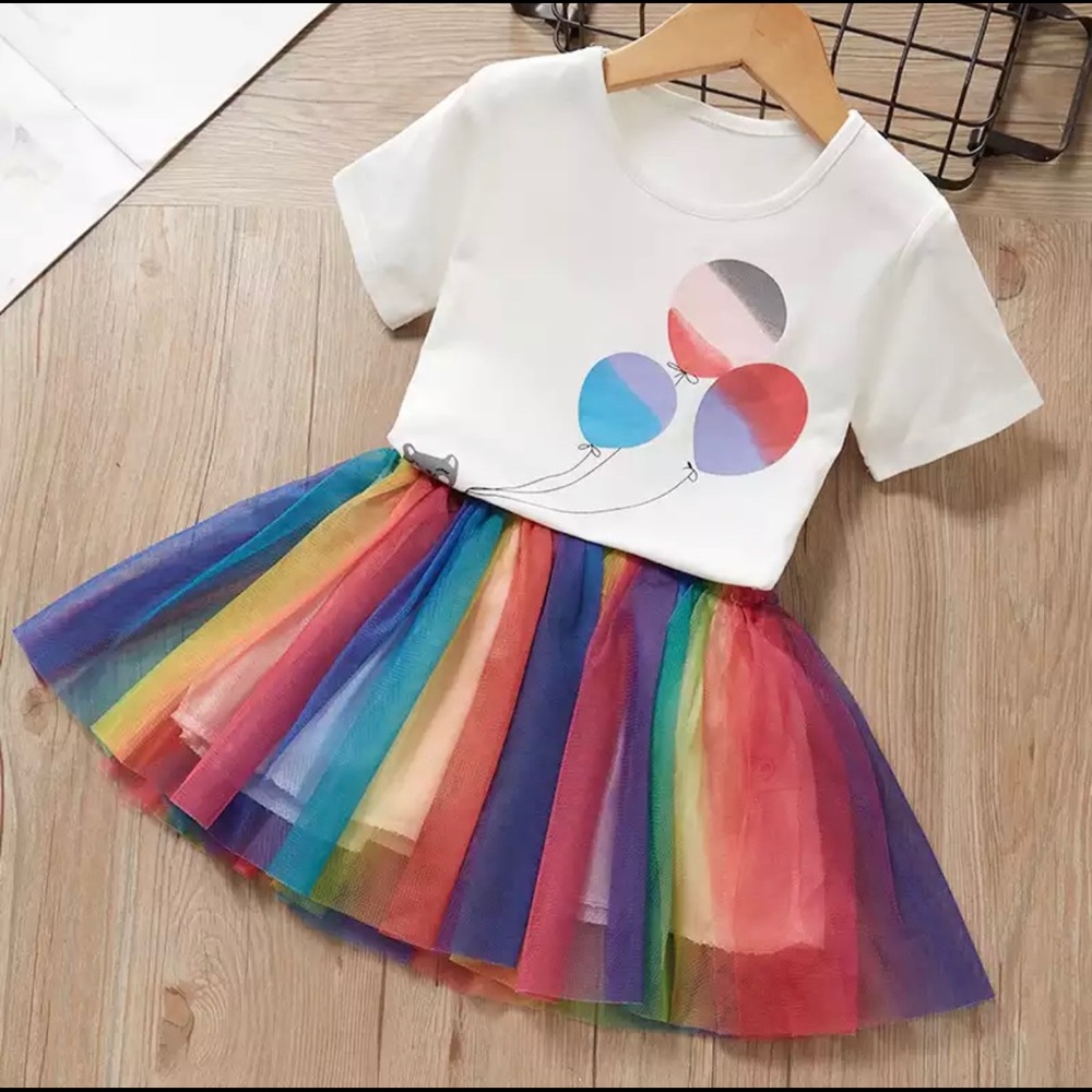 Kids tutu skirt set